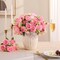 8 Packs Peonies Artificial Flowers Vintage Faux Peony Bouquet Fake Flower for Vase Silk Floral Arrangements for Table Centerpiece Wedding Decoration Indoor Home Decor